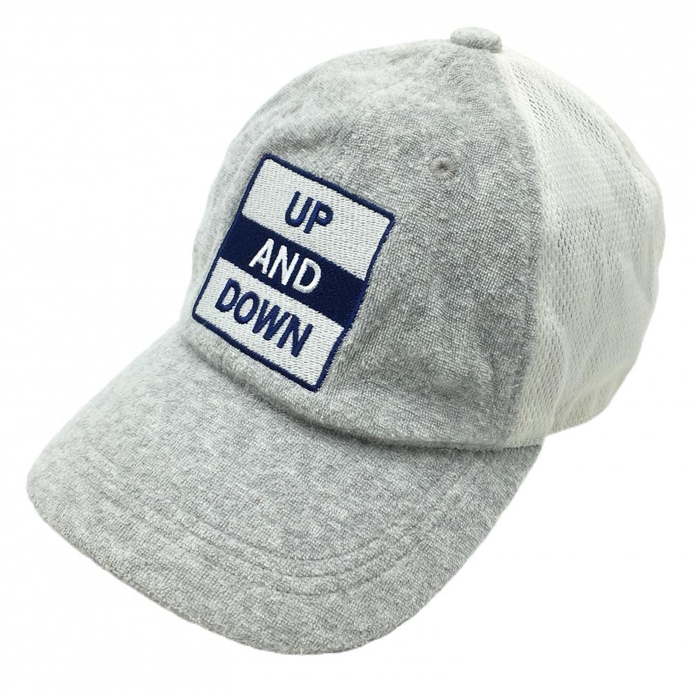 ジャックバニー メッシュキャップ グレー×白 パイル生地 FR   ゴルフウェア Jack Bunny