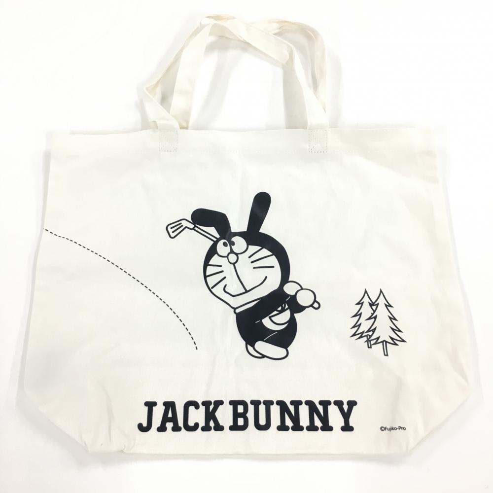 【未使用品】ジャックバニー×ドラえもん 白 トートバッグ 非売品ゴルフ Jack Bunny