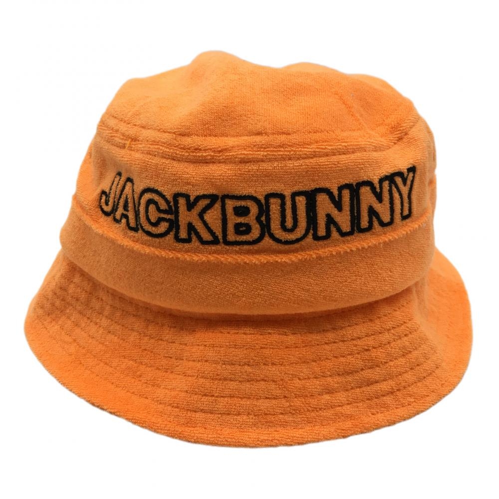 【新品】ジャックバニー ハット 蛍光オレンジ パイル地 裏地メッシュ FR ゴルフウェア 2023年モデル Jack Bunny