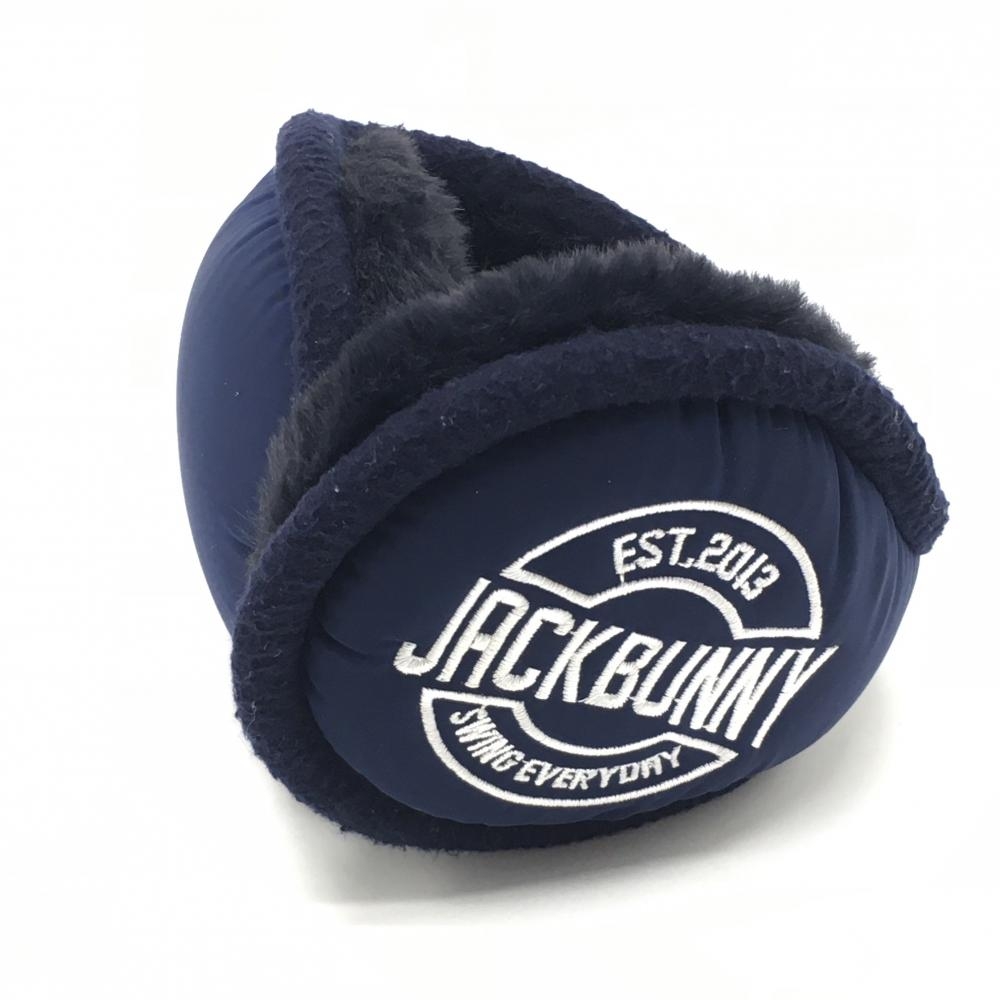 ジャックバニー イヤーマフ ネイビー 内側ファー 耳当て   ゴルフウェア Jack Bunny