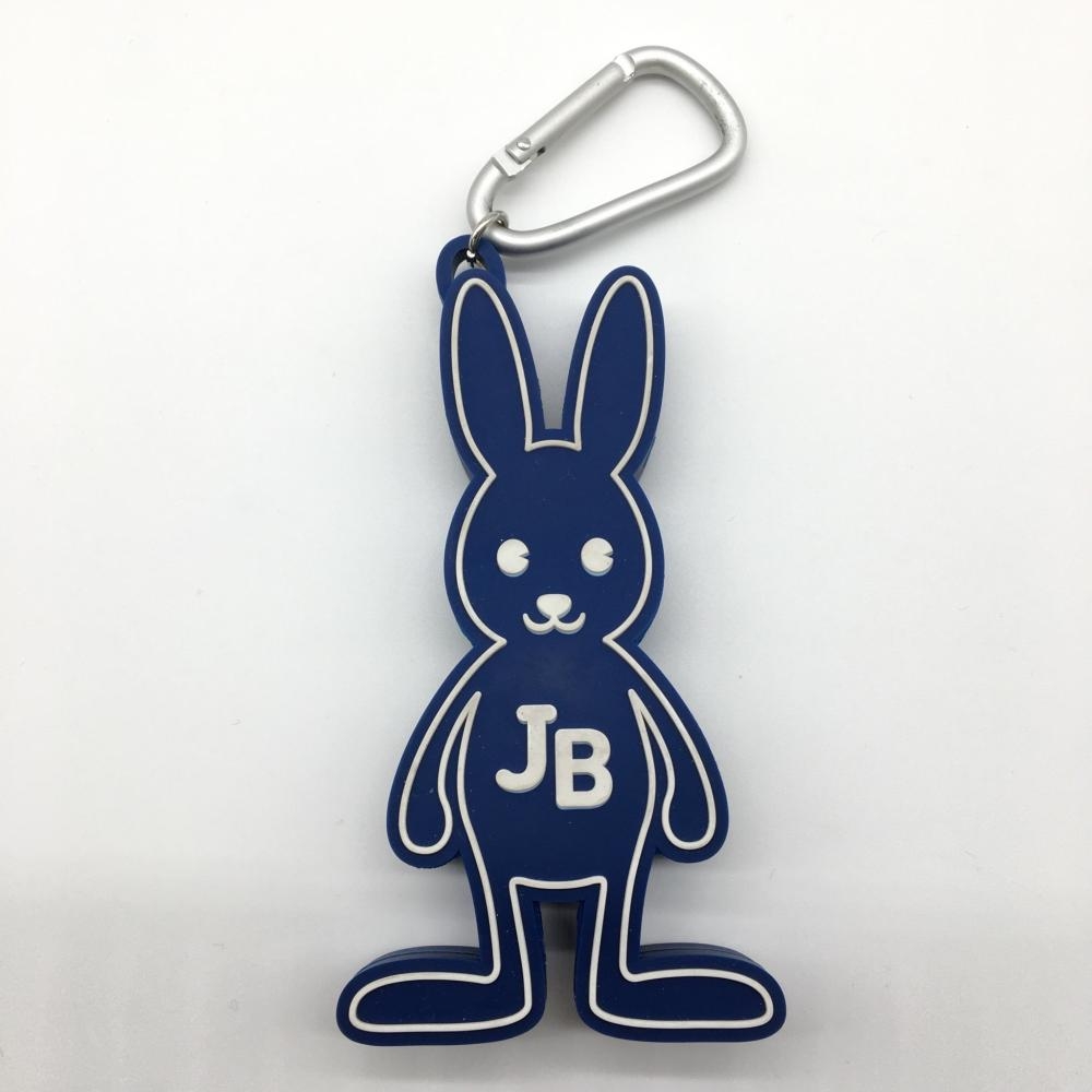 【美品】Jack Bunny ジャックバニー ボールホルダー ネイビー ラビット ピン装着可 ゴルフ