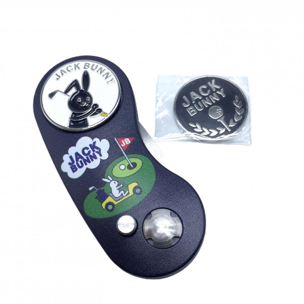 【新品】ジャックバニー グリーンフォーク ネイビー マーカー付 FR ゴルフ Jack Bunny