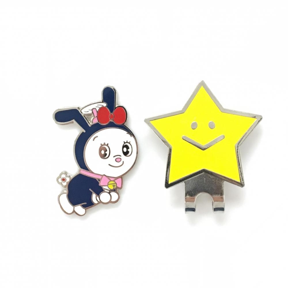 ジャックバニー クリップマーカー ネイビー×イエロー ドラミちゃん マグネット式 星  ゴルフ Jack Bunny
