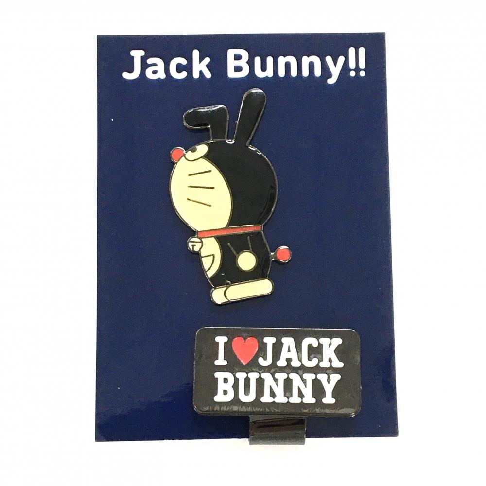 【新品】ジャックバニー×ドラえもん クリップマーカー ネイビー系 うさ耳ドラえもん ゴルフ Jack Bunny
