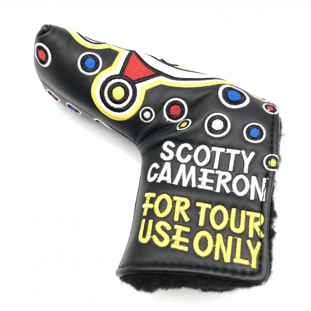 【超美品】スコッティキャメロン パターカバー 黒×イエロー ピン型 サークルＴゴルフ Scotty Cameron