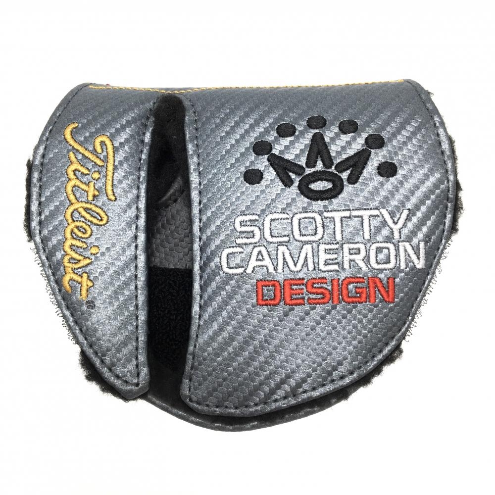 【超美品】スコッティキャメロン×タイトリスト パターカバー グレー MILLED PUTTERS マレット型 ゴルフ Scotty Cameron 画像