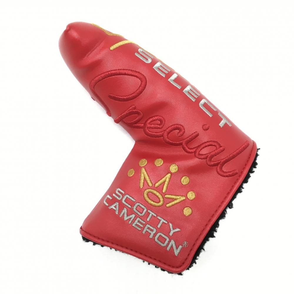 【美品】スコッティキャメロン パターカバー レッド SPECIAL SELECT ピン型 ゴルフ Scotty Cameron