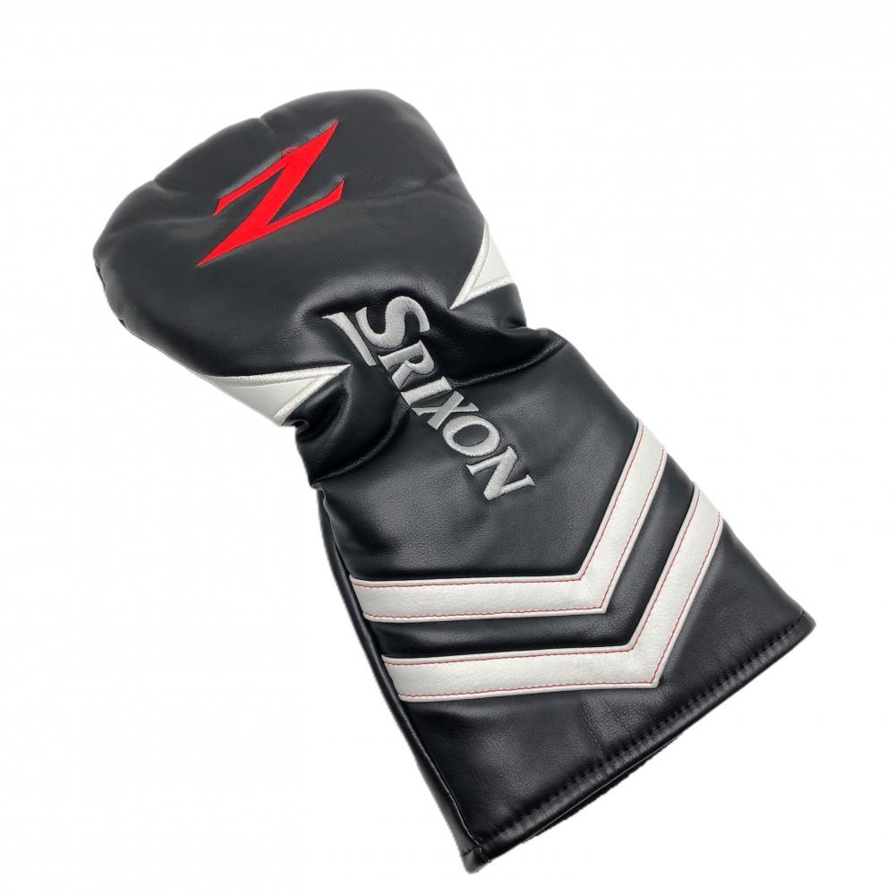 【超美品】スリクソン ヘッドカバー(DR) 黒×白 ロゴ ドライバー ゴルフ SRIXON