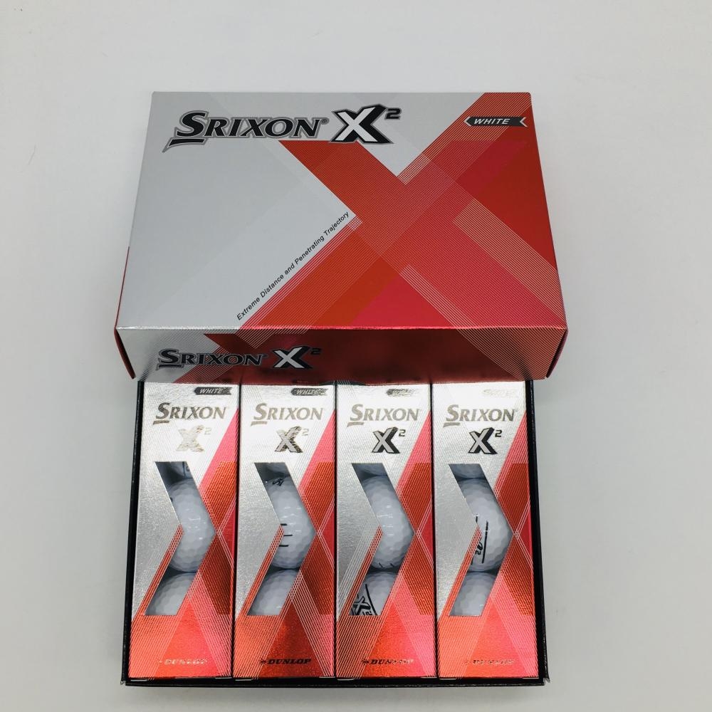 【新品】SRIXON スリクソン ゴルフボール 白 1ダース 12個入り X2 ゴルフ