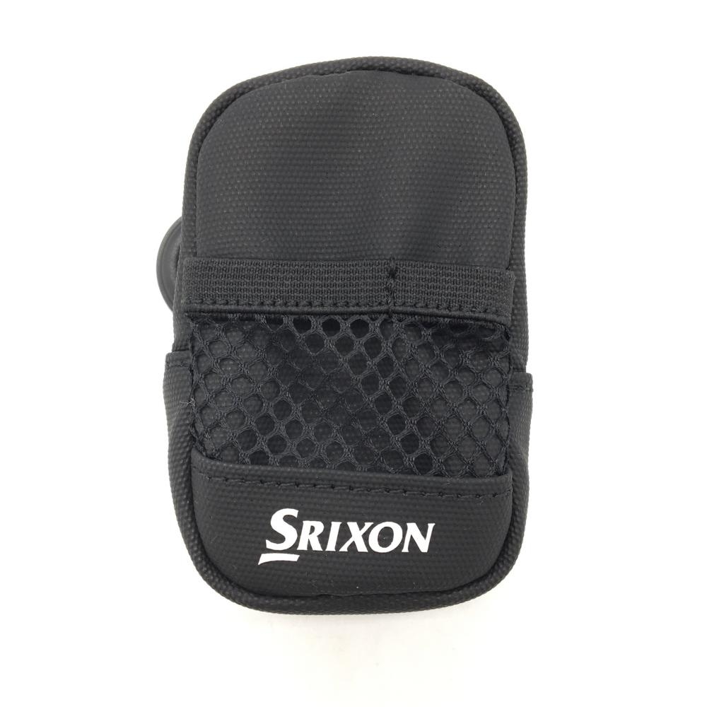 【新品】SRIXON スリクソン ボールポーチ ボールケース カラビナ付き 黒 メッシュ ゴルフ