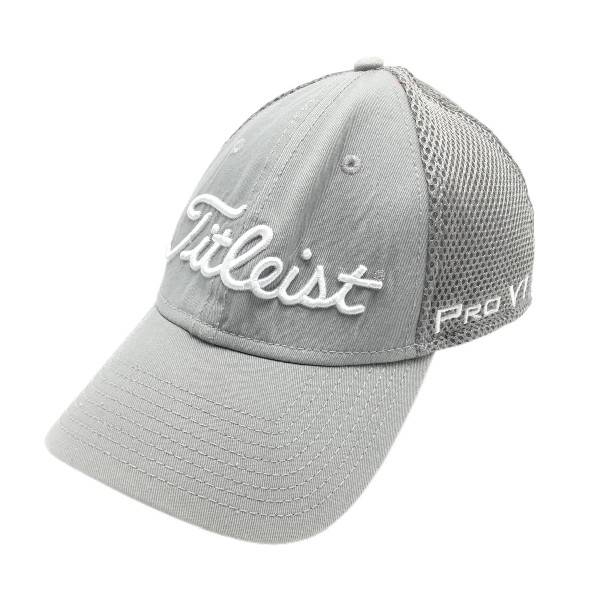 タイトリスト×フットジョイ キャップ グレー ロゴ刺しゅう  MEDIUM-LARGE   ゴルフウェア TITLEIST