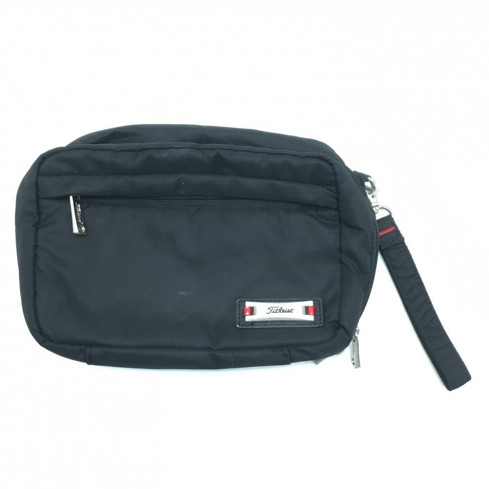 タイトリスト ポーチ 黒 ロゴ 小物入れ マルチポーチ ゴルフ TITLEIST