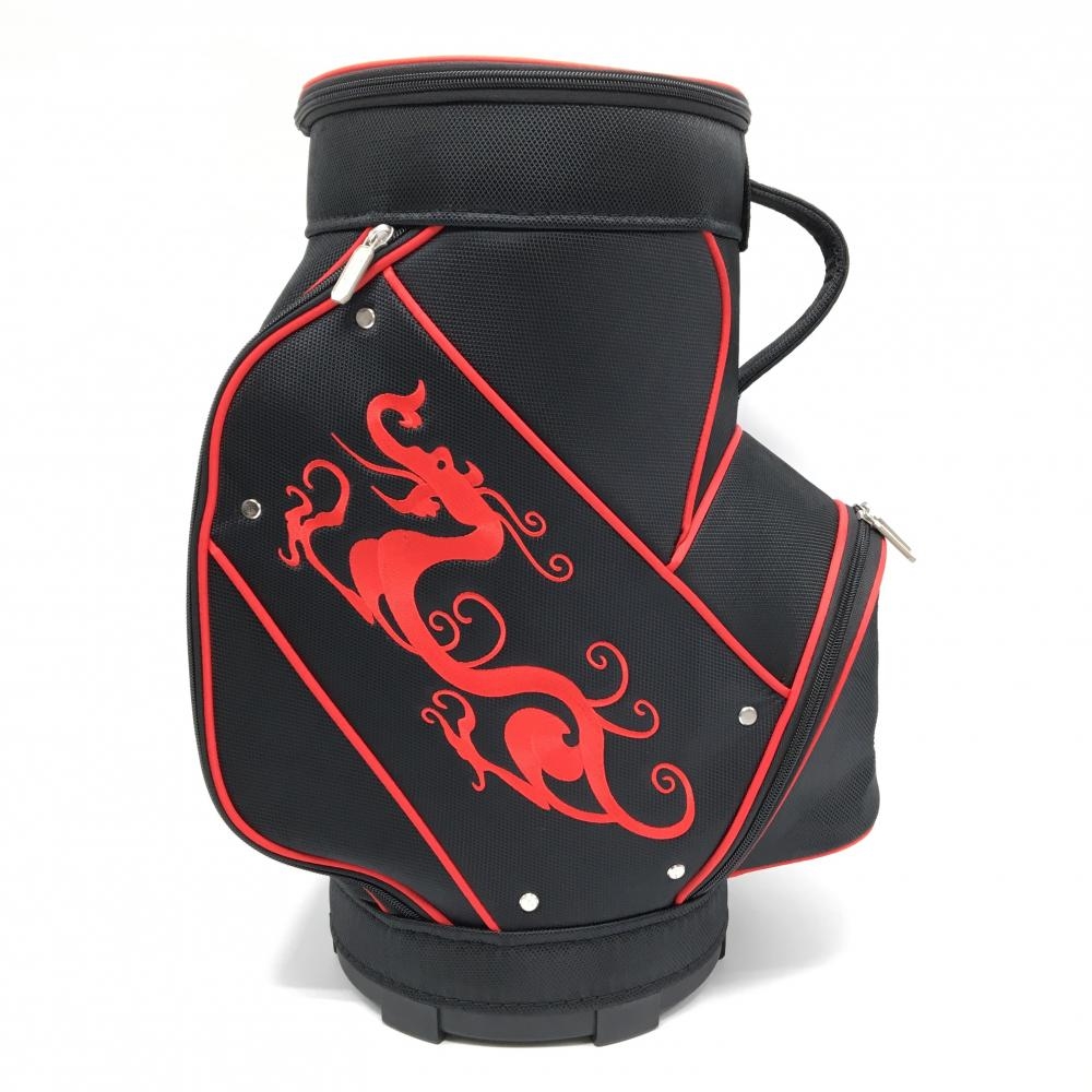 【超美品】ダンスウィズドラゴン クーラーボックス 黒×レッド キャディバッグ型  ゴルフ Dance With Dragon