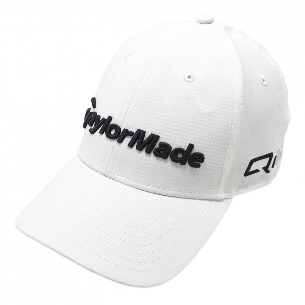テーラーメイド キャップ 白×黒 立体ロゴ  58cm   ゴルフウェア 2024年モデル TaylorMade