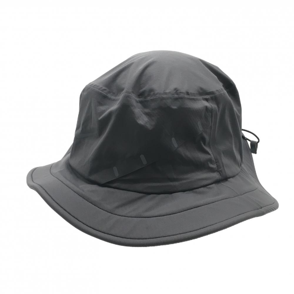 【超美品】ナイキ ハット ダークグレー STORM-FIT ドローコード L/G/G  ゴルフウェア NIKE