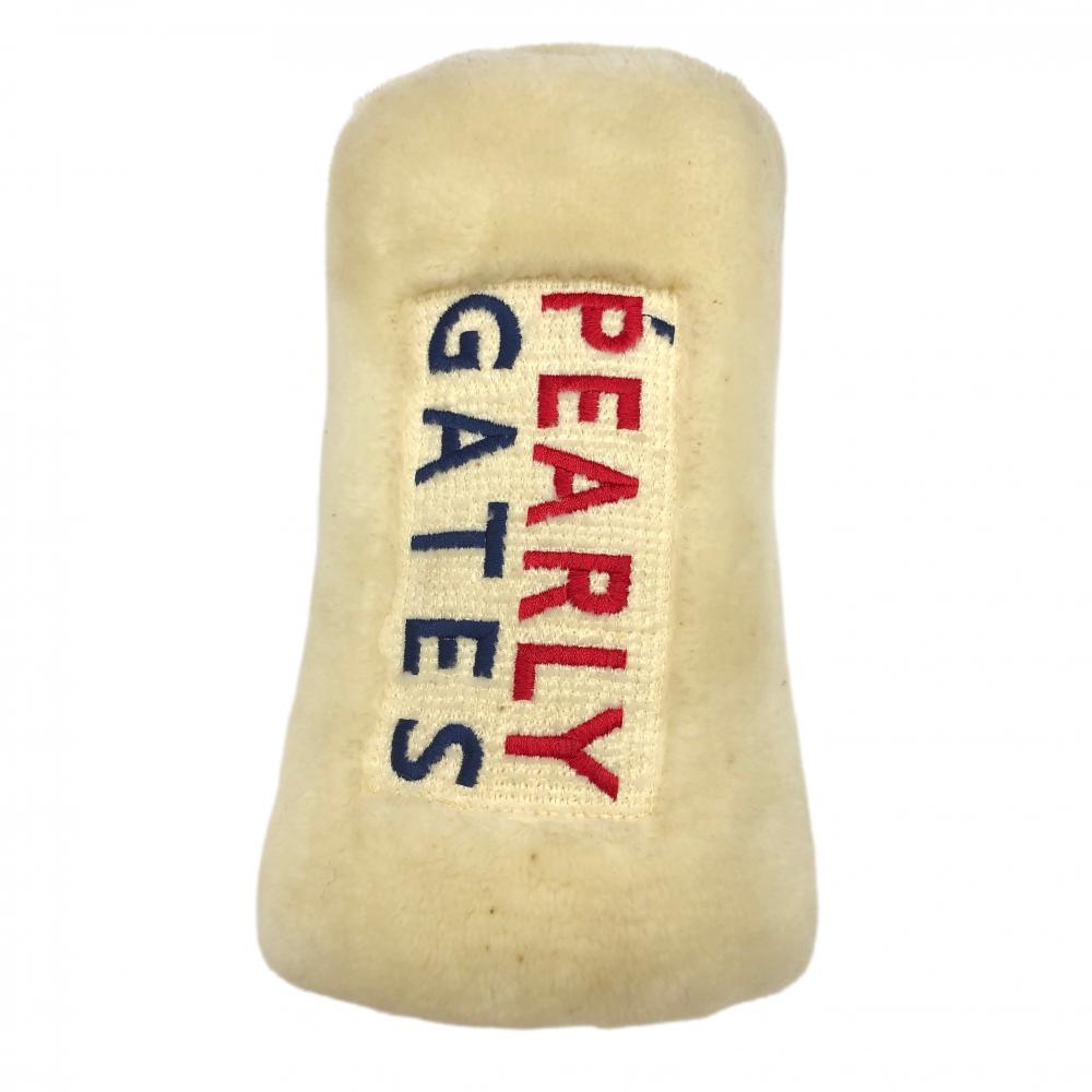 パーリーゲイツ ヘッドカバー FW フェアウェイウッド用 アイボリー×レッド ボア ゴルフ PEARLY GATES