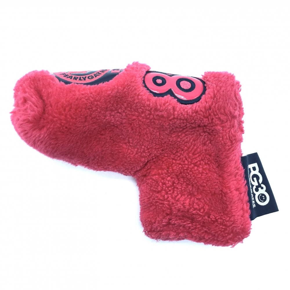 パーリーゲイツ ボアパターカバー ピンク×ネイビー 30周年 ピン型 ヘッドカバー  ゴルフ PEARLY GATES