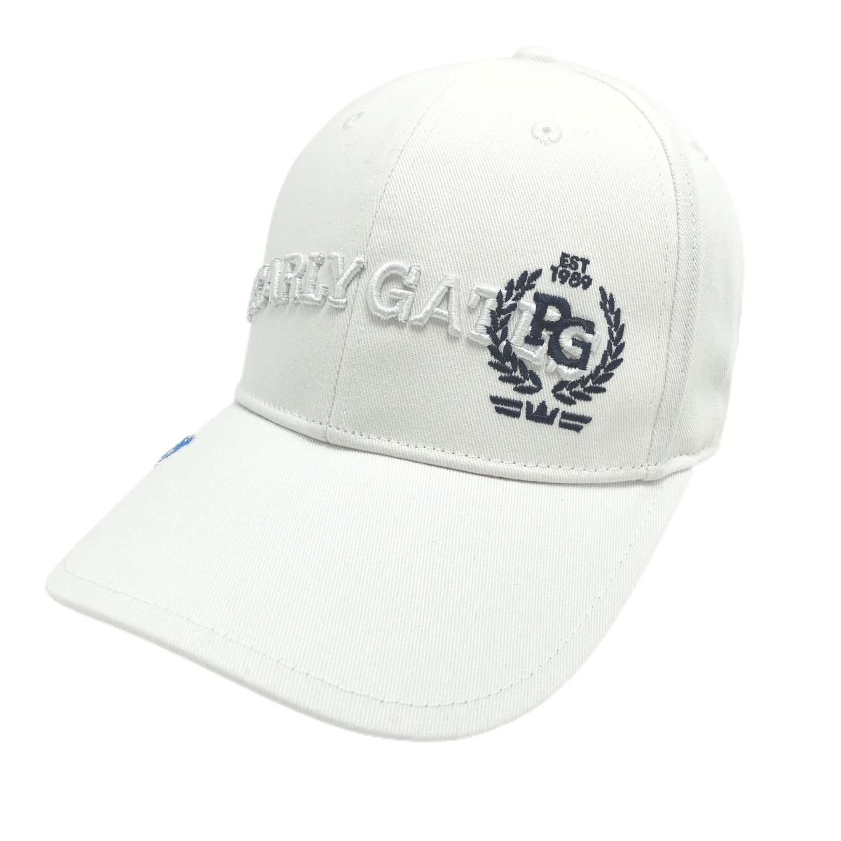 【新品】パーリーゲイツ キャップ 白 立体ロゴ FR   ゴルフウェア PEARLY GATES