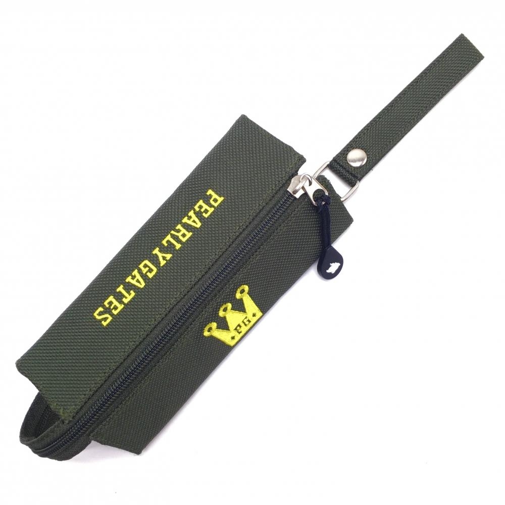 【超美品】パーリーゲイツ ボールケース カーキ ストラップ付  ゴルフ PEARLY GATES