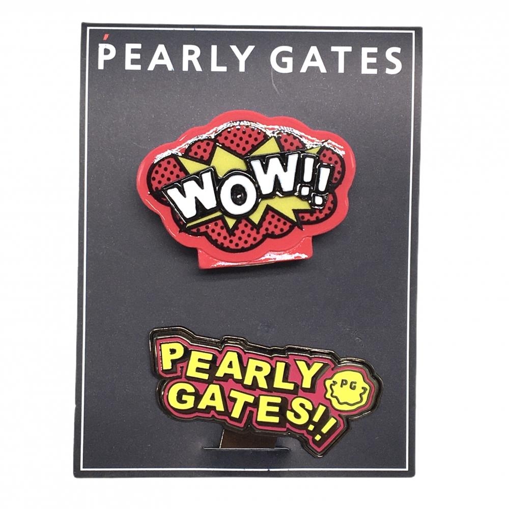 【新品】パーリーゲイツ 立体マーカー イエロー×ブルー TOKE NICO 吹き出し  ゴルフ PEARLY GATES
