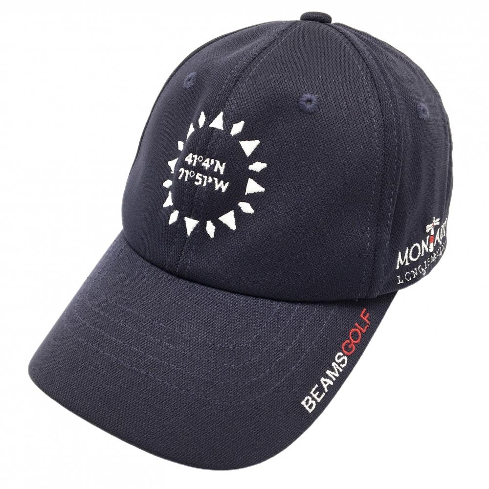 ビームスゴルフ キャップ ネイビー MONTAUK つばロゴ 58～60cm   ゴルフウェア BEAMS GOLF