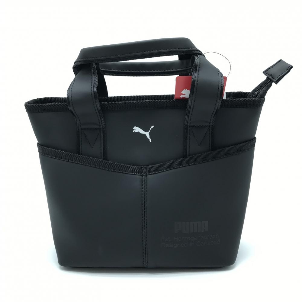 【新品】プーマ カートバッグ 黒 内外ポケット付 ゴルフ PUMA