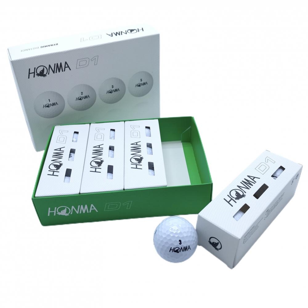 【新品】ホンマ ゴルフボール 白 1ダース 12球 D1 DYNAMIC DISTANCE ゴルフ HONMA