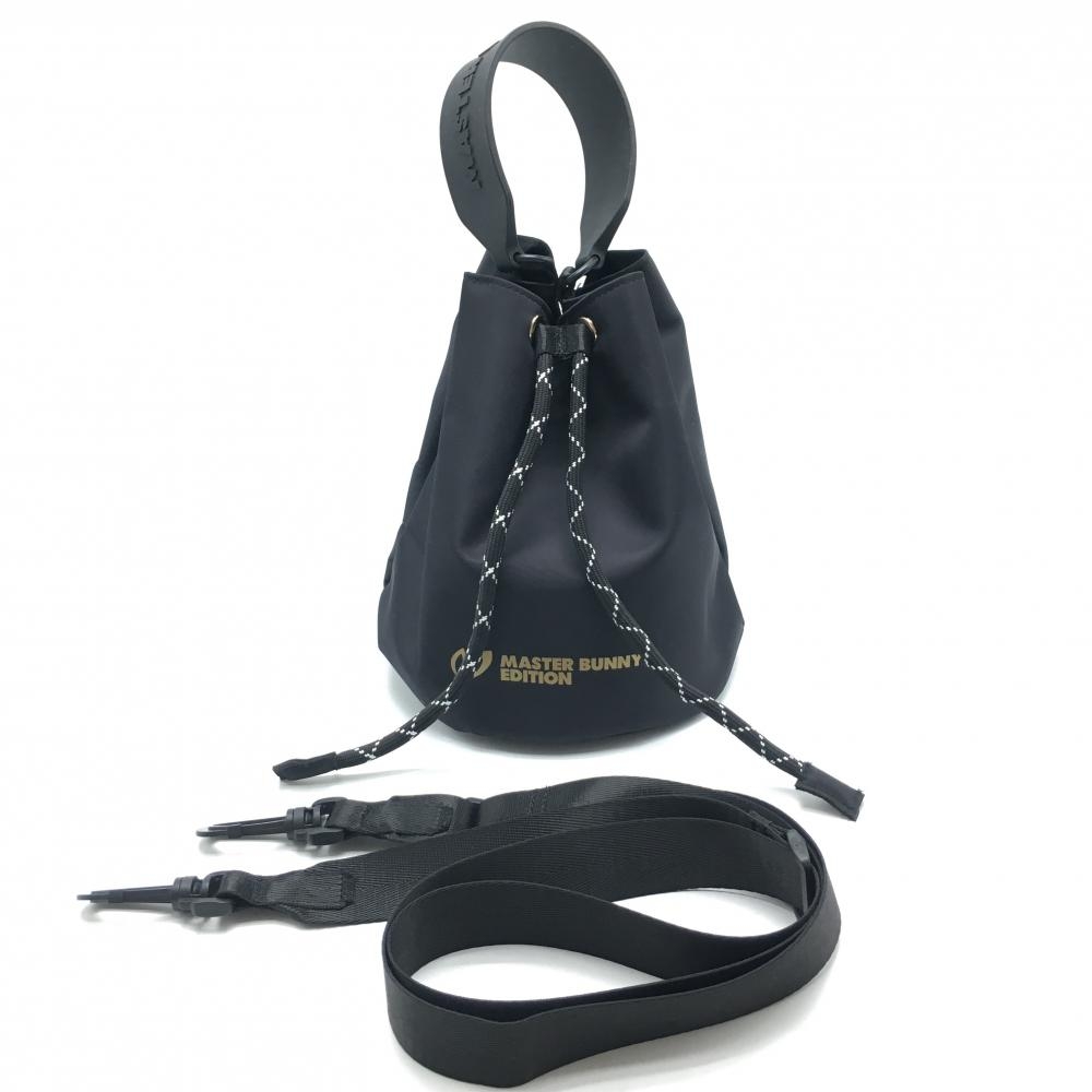 【美品】マスターバニー 2WAYカートバッグ 黒 ショルダーバッグ ノベルティ  ゴルフ MASTER BUNNY EDITION