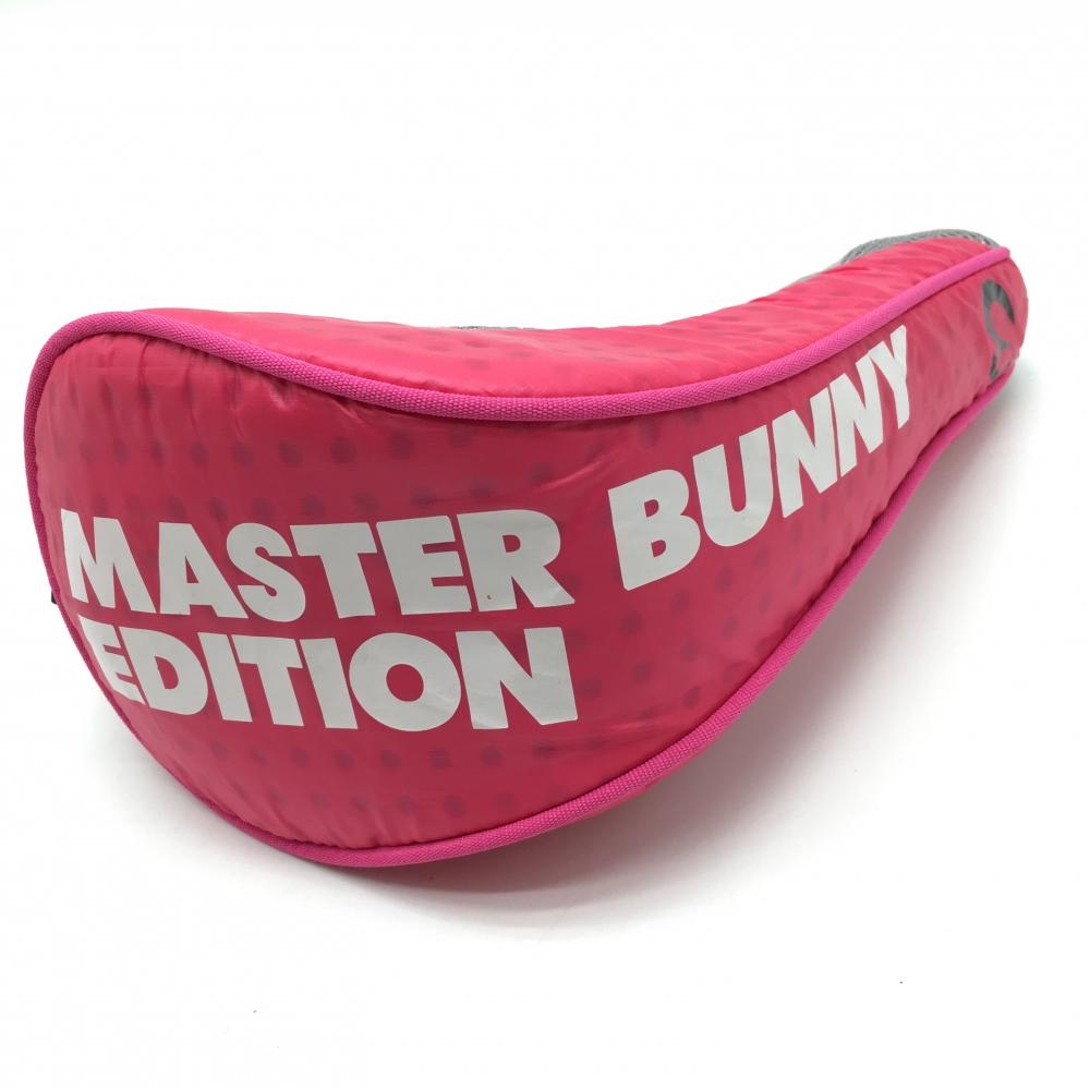 【超美品】マスターバニー ヘッドカバー(FW) ピンク ドット地模様 ロゴプリント ゴルフ MASTER BUNNY EDITION