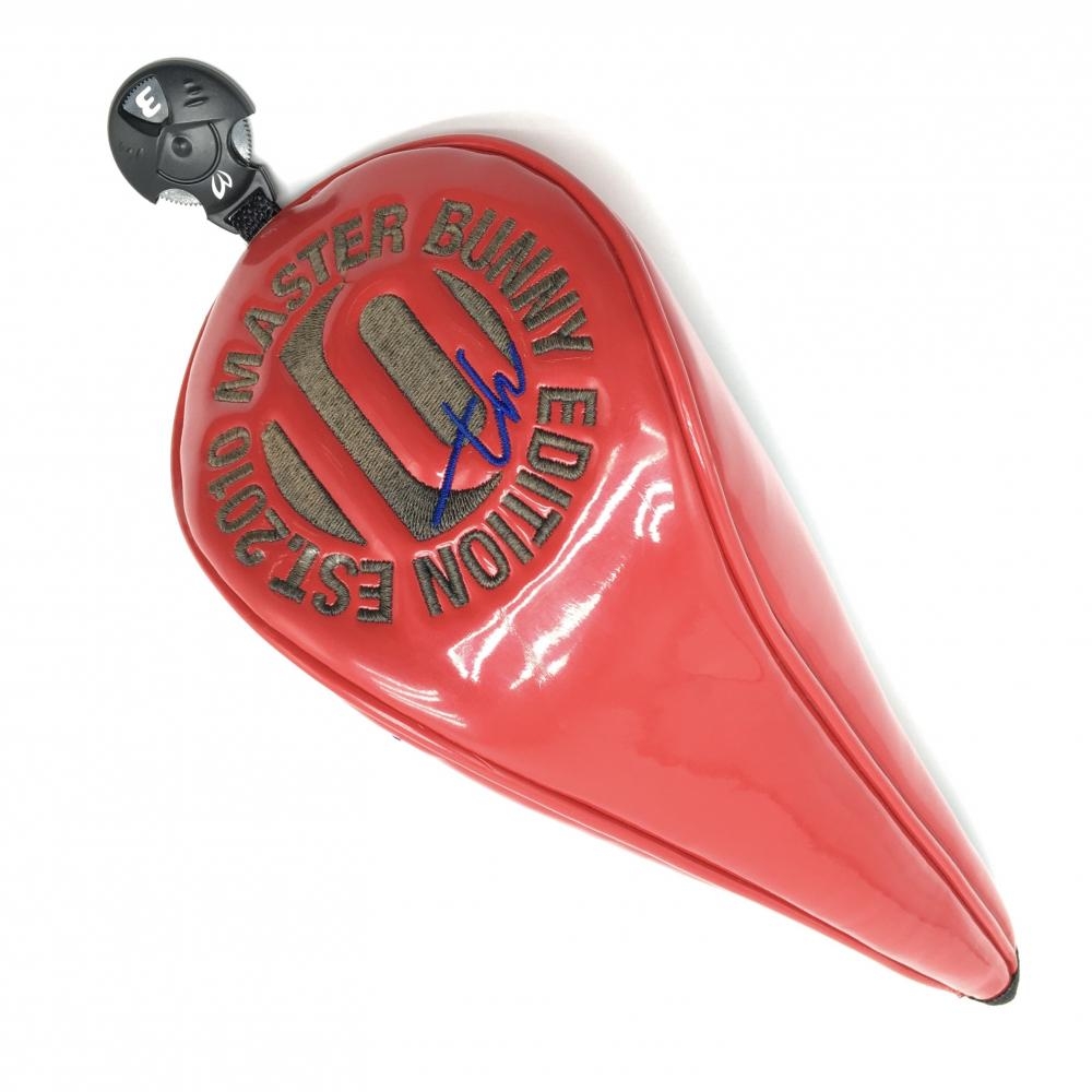 マスターバニー ヘッドカバー(DR) レッド ロゴ刺しゅう ドライバー用 ゴルフ MASTER BUNNY EDITION