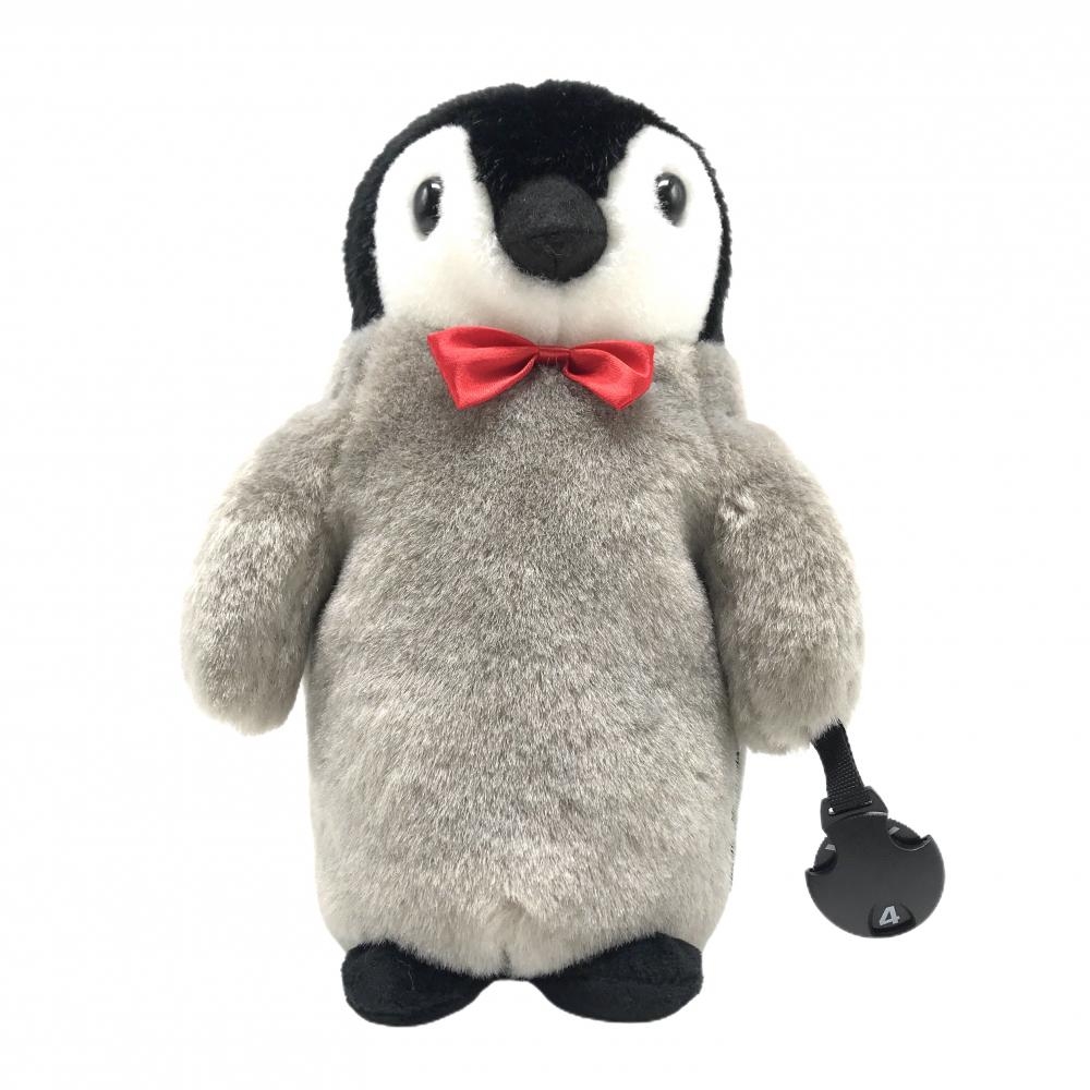【超美品】マンシングウェア ヘッドカバー(FW) グレー×黒 ぬいぐるみ フェアウェイウッド  ゴルフ Munsingwear