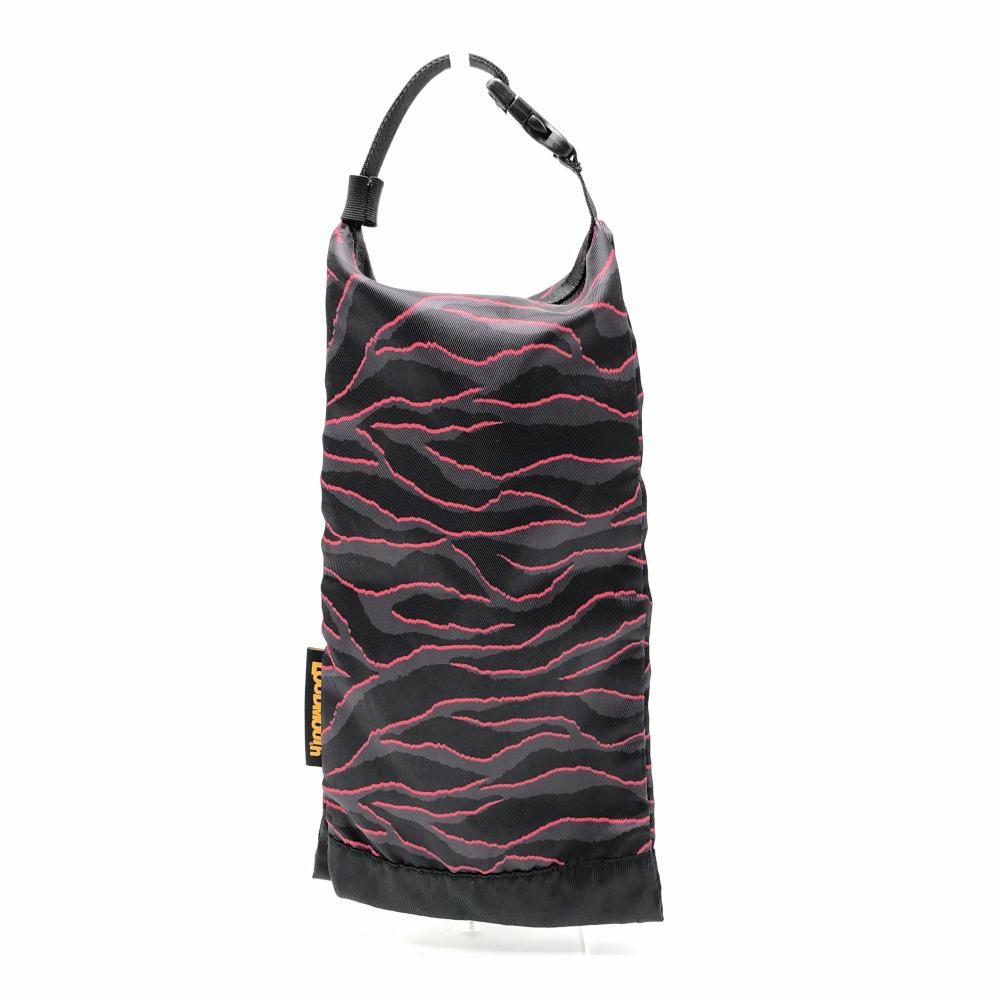 【美品】ラウドマウス シューズケース グレー×黒 総柄 ゴルフ LOUDMOUTH