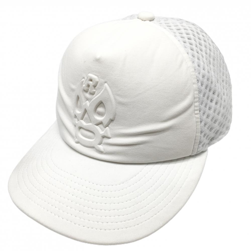 ラッセルノ キャップ 白 ルチャマスク F  ゴルフウェア RUSSELUNO