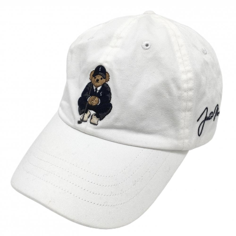 ポロゴルフ キャップ 白 ベア ONE SIZE ONLY   ゴルフウェア Ralph Lauren