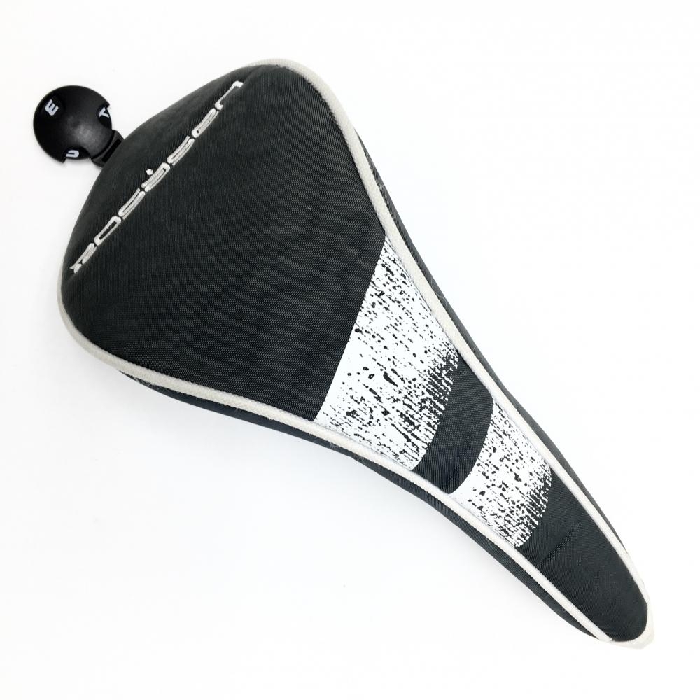 ロサーセン ヘッドカバー(DR) グレー×白 ロゴ刺しゅう ドライバー  DRゴルフ Rosasen