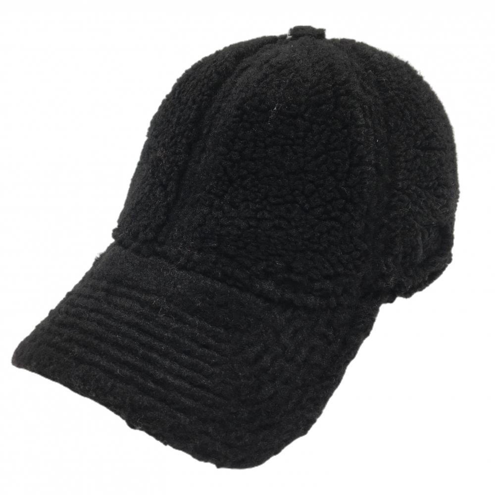 【超美品】ニューエラ ボアキャップ 黒 メタルロゴ    ゴルフウェア New Era