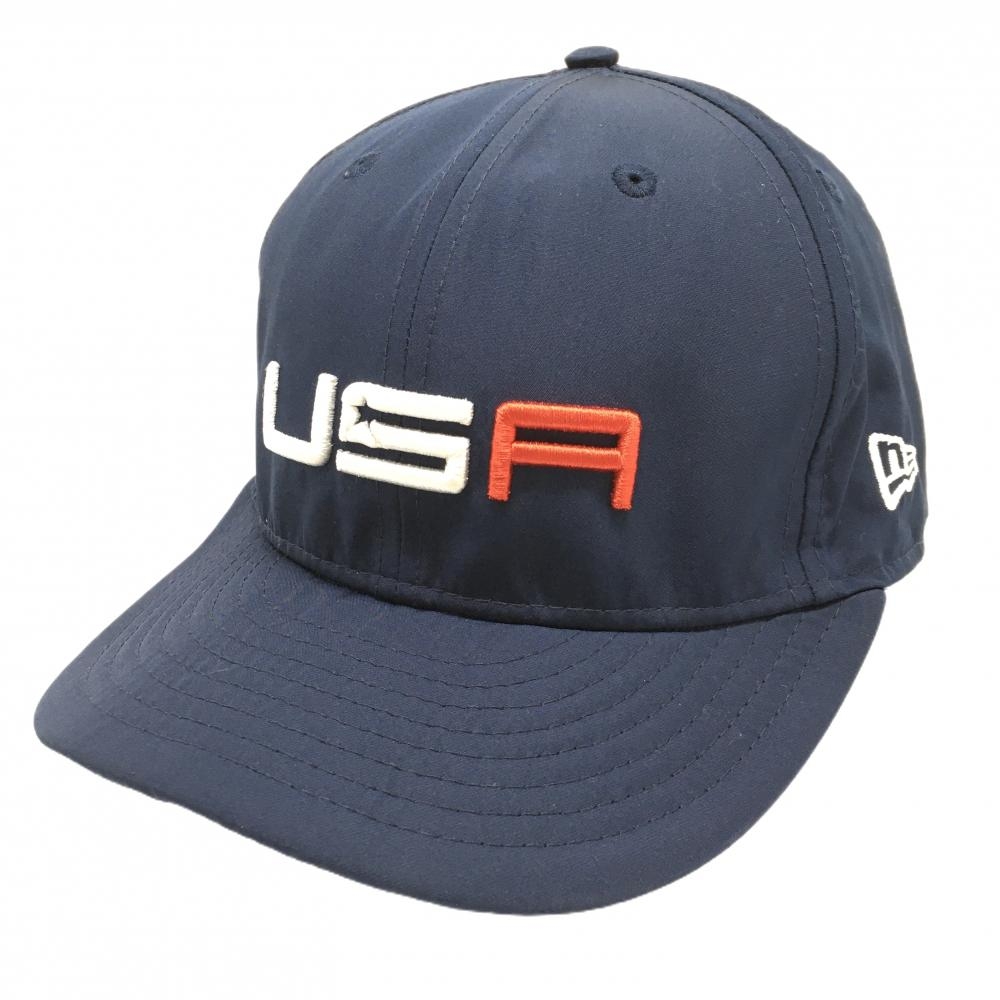 ニューエラゴルフ キャップ ネイビー USA刺しゅう  7　1/4　57.7cm   ゴルフウェア New Era