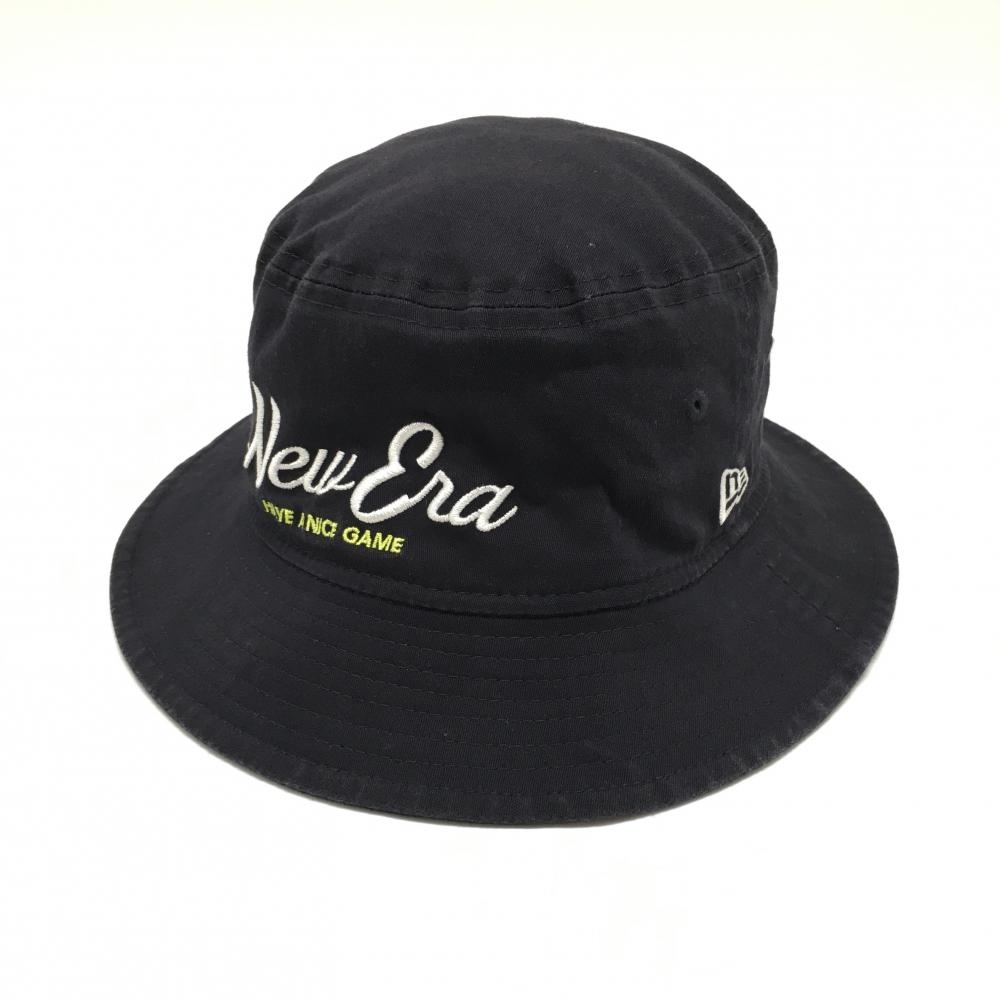 ニューエラ バケットハット ネイビー×白 ロゴ刺しゅう  LARGE/XLARGE   ゴルフウェア New Era