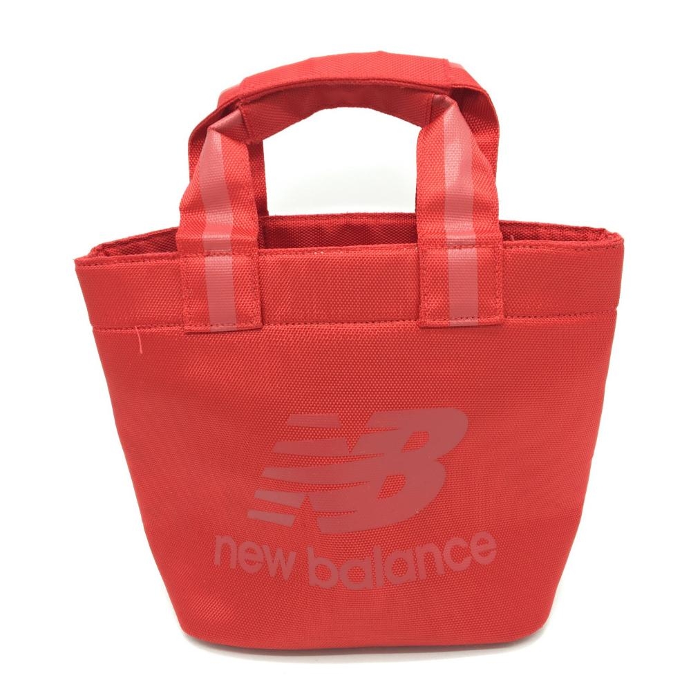 【超美品】New Balance ニューバランス カートバッグ レッド ロゴプリント ゴルフ