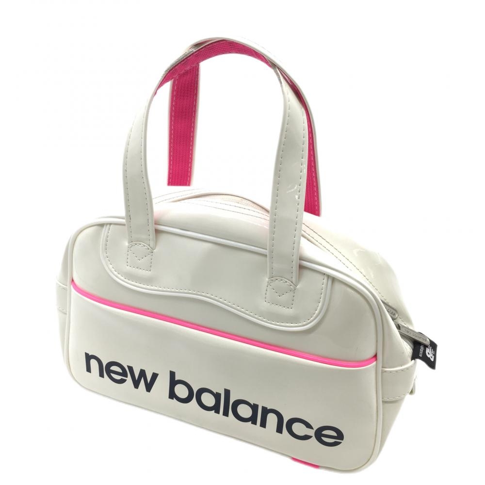 ニューバランス カートバッグ 白 エナメルゴルフ New Balance