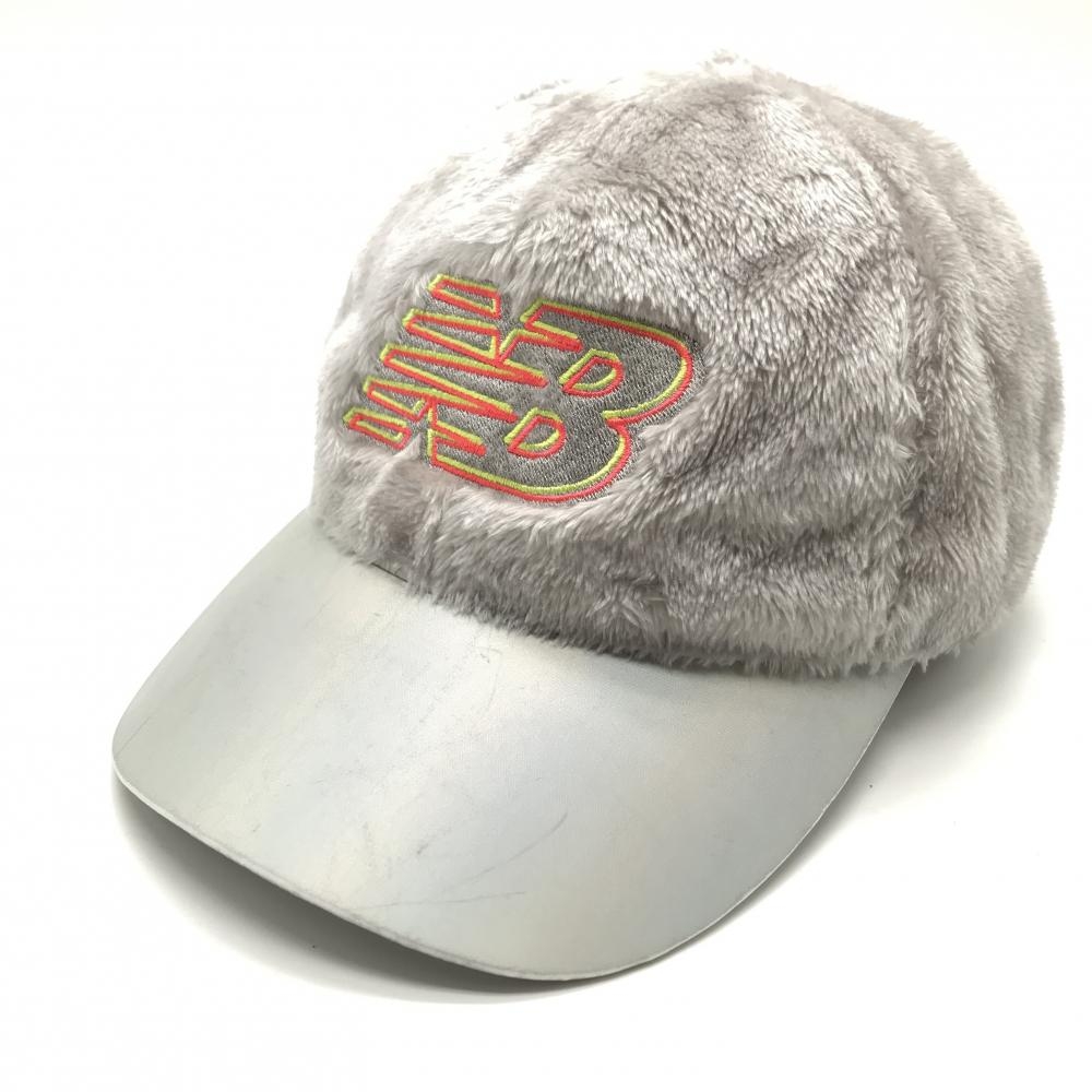 ニューバランスゴルフ ボアキャップ グレー×シルバー ロゴ刺しゅう FR   ゴルフウェア New Balance