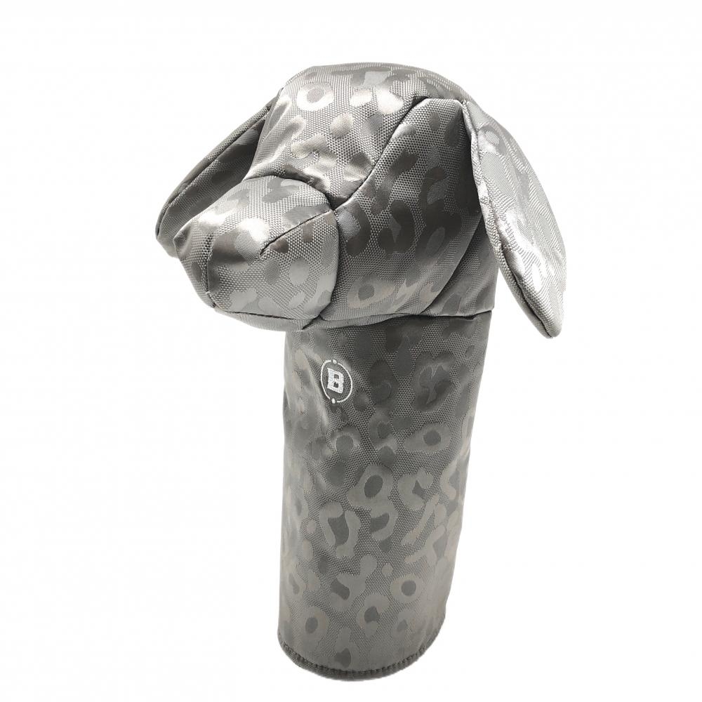 【超美品】ブリーフィング ヘッドカバー(DR) グレー系 レオパード DOGGY 犬 ドライバー ゴルフ BRIEFING