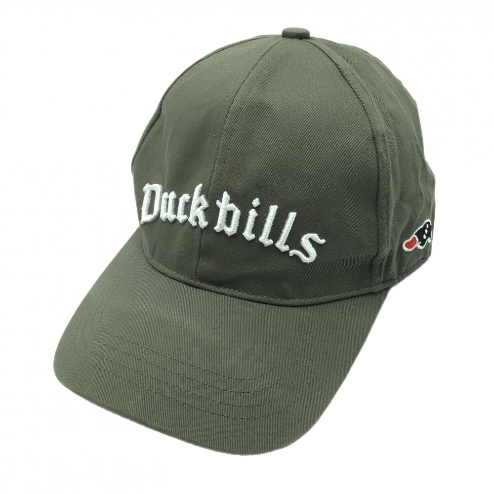 ラフアンドスウェル キャップ カーキ×白 コットン100％  ゴルフウェア rough＆swell