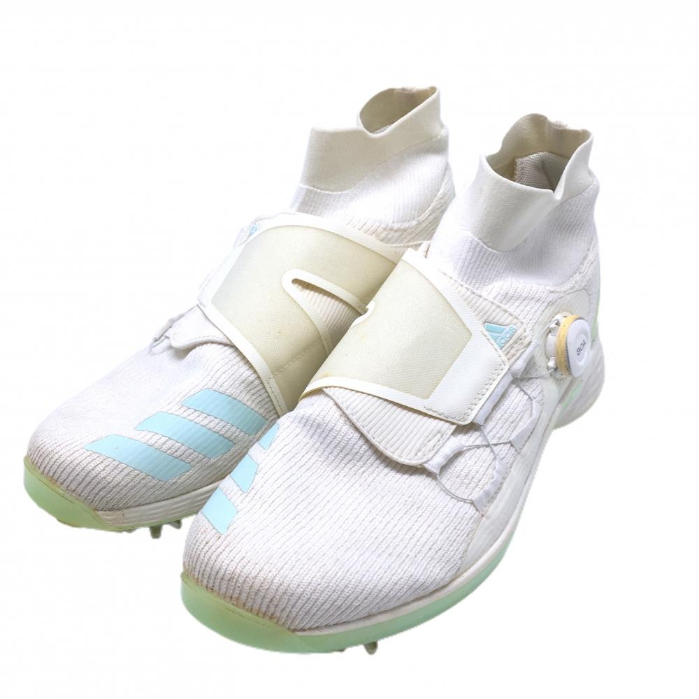 アディダス ゴルフシューズ 白 GY7614 ZG21 MOTION BOA ダイヤル式  メンズ 26.0 ゴルフウェア adidas