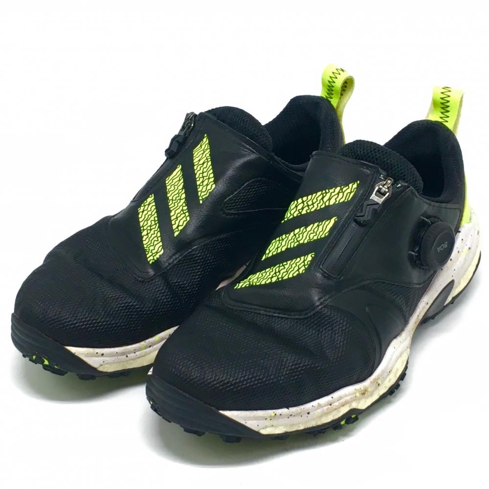 アディダス ゴルフシューズ 黒 IG8703 コードカオス スパイクレス BOA メンズ 25.5 ゴルフウェア adidas