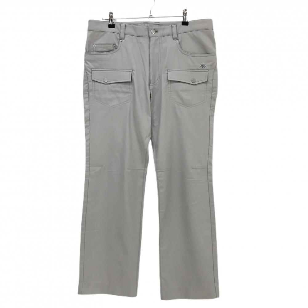 カッパ パンツ グレー 千鳥柄地模様 裏微起毛  メンズ 88 ゴルフウェア Kappa