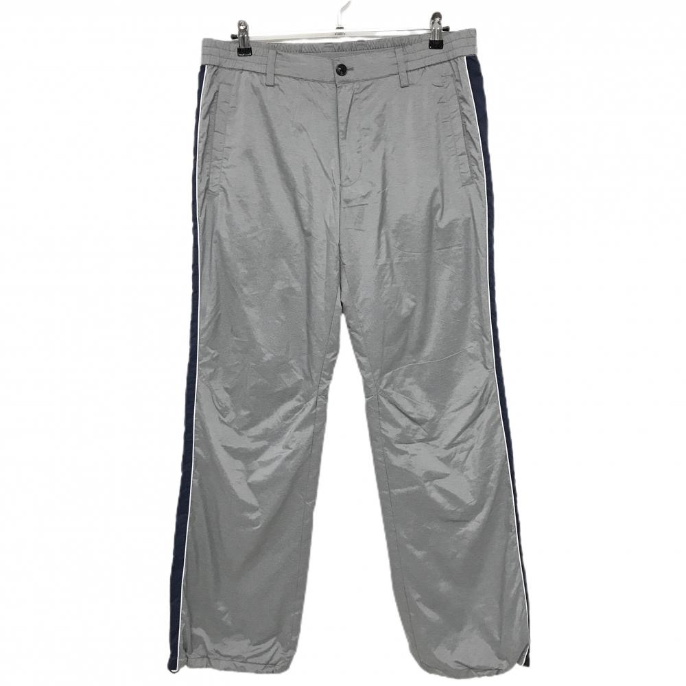 【美品】キャロウェイ 中綿パンツ 杢グレー×ネイビー サイドライン  メンズ 3L ゴルフウェア 大きいサイズ Callaway