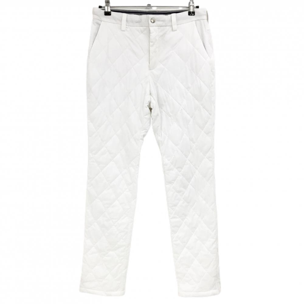 キャロウェイ 中綿パンツ 白 キルティング ウエスト調整紐  メンズ L ゴルフウェア 2024年モデル Callaway