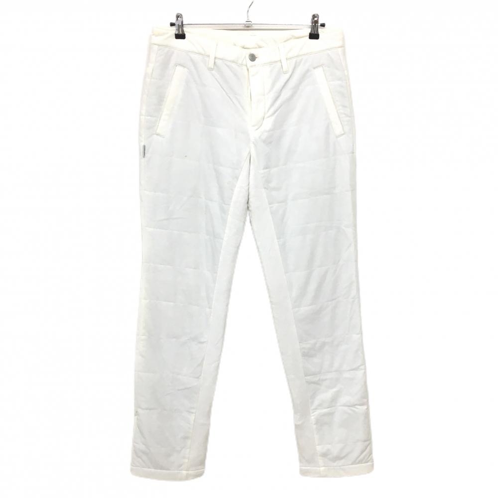 ジャックバニー 中綿パンツ 白 内側異素材切替 裏地起毛  メンズ 5(L) ゴルフウェア Jack Bunny
