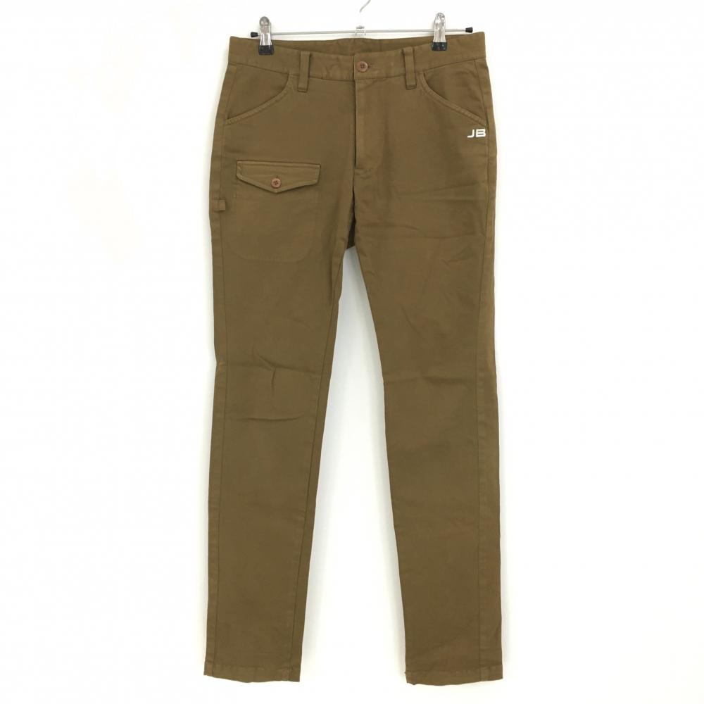 ジャックバニー パンツ ブラウン ロゴ白 メンズ 4(M) ゴルフウェア Jack Bunny